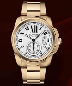 Fake Calibre De Cartier watch W7100018 on sale